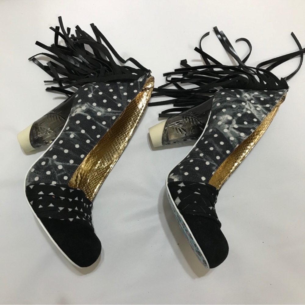 IRREGULAR CHOICE Women's Milkshake Mush Heels Pumps Size US 6.5 / EU 37 - Picture 3 of 14
